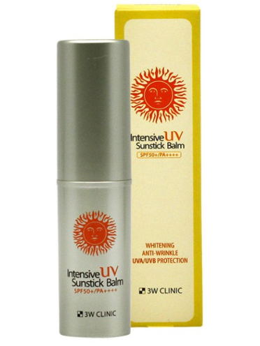 3W클리닉 인텐시브 유브이 선스틱 밤 10g (SPF50+)