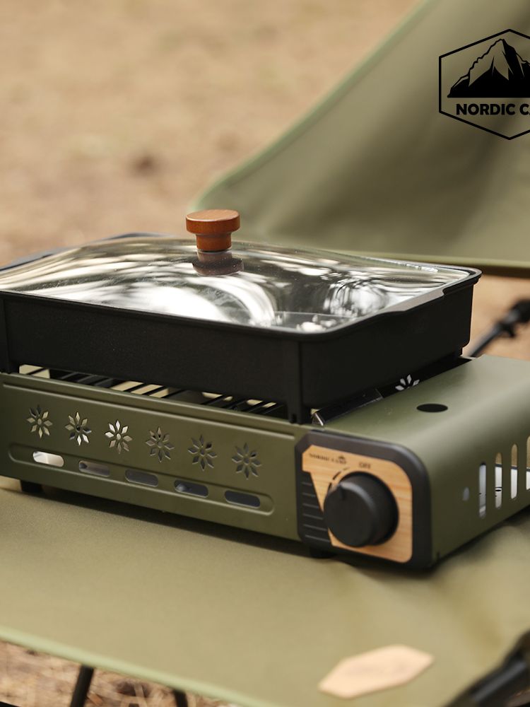 [노르딕 캠프] 구이스타 어반 카키 밀리터리 에디션 BBQ캠핑 멀티 그릴 (가방포함) [NOR-GS420UK]