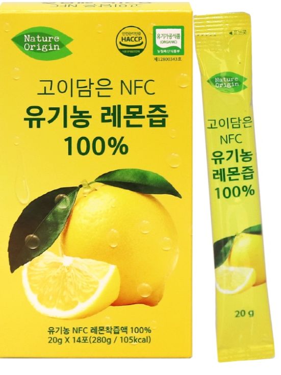 [네이처오리진] 고이담은 NFC 유기농 레몬즙 (20gX14포)