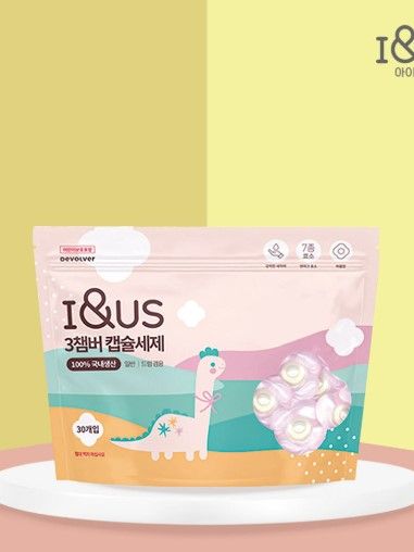 [아이앤어스] 3챔버 캡슐세제 30개입 플로럴