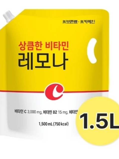 상큼한 비타민 충전 레모나 대용량1.5L