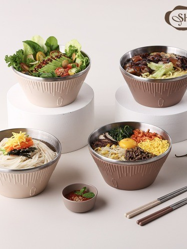 [쉬젤] 러반 포케볼8PCS (포케볼18cm-4pcs, 젓가락-4pcs)