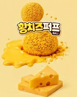 상품코드 : K654 황치즈퍼프 BALL 40g