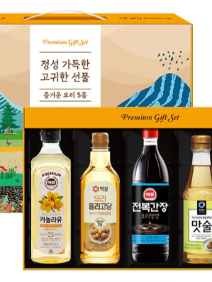 정성 가득한 즐거운 요리 5종 프리미엄 선물세트