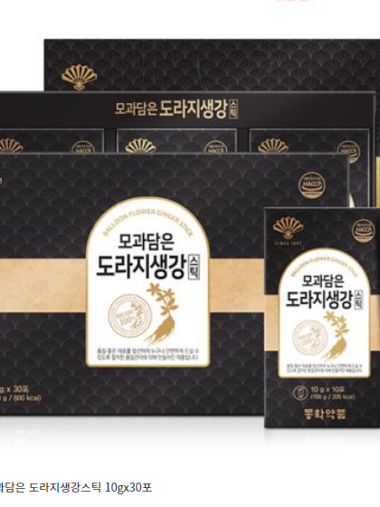[동화약품] 모과담은도라지생강스틱(10gX30포)(일반식품)