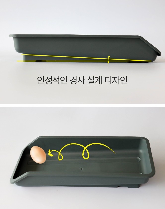 상품코드 : NDN003 국내제작 니드락 슬라이딩 계란 트레이 1+1
