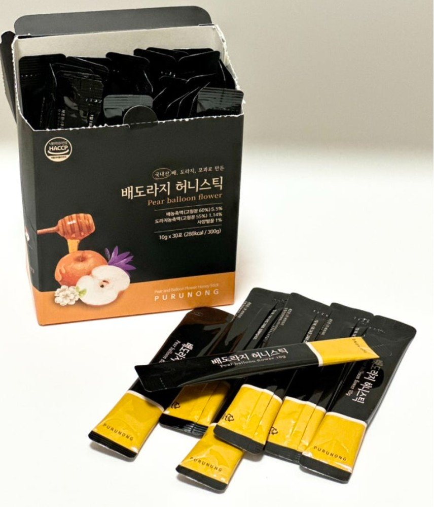 푸르농 국내산 배도라지 허니스틱 30포