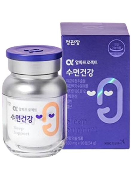 [정관장] 알파프로젝트 수면건강 90정_건강기능식품
