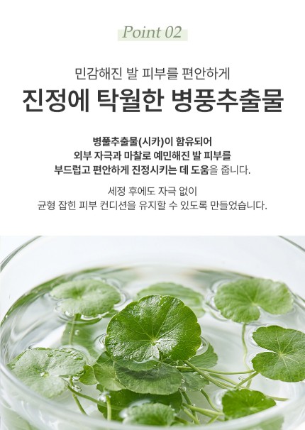 상품코드 : SOS007 <발 냄새, 각질제거> 시카 탄닌 풋워시 500mL