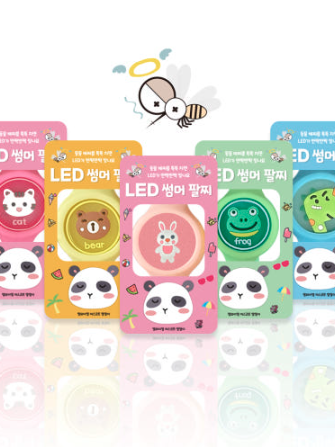LED 모기 썸머팔찌 썸머 패치 밴드 PACK형