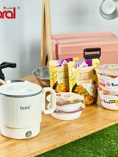 [보랄] 대용량 접이식 스텐 멀티포트 1L (BR-E200SFP)