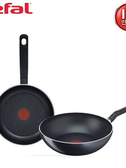 [테팔] 퍼펙트 쿠킹 다크 인덕션 프라이팬 24cm+멀티팬 28cm