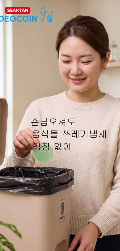 싹탄 동전 탈취제 13g x 24개입