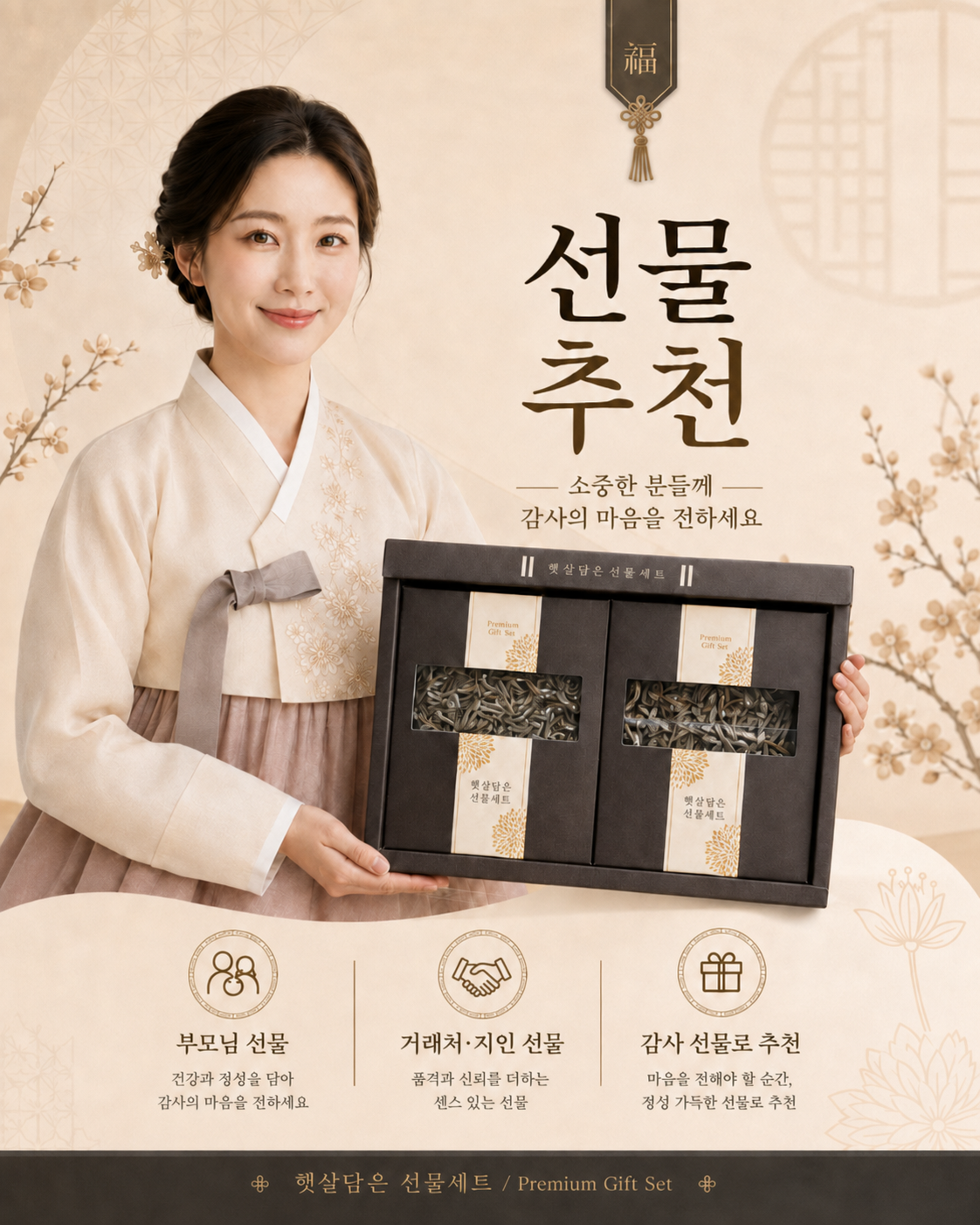 상품코드 : HAS077 햇살담은 건어물 2종 선물세트
