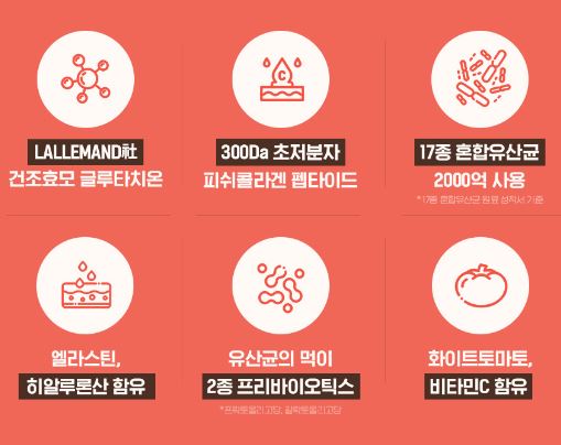 10억 유산균이 들어간 화이트 글루타치온 30포 x 1박스