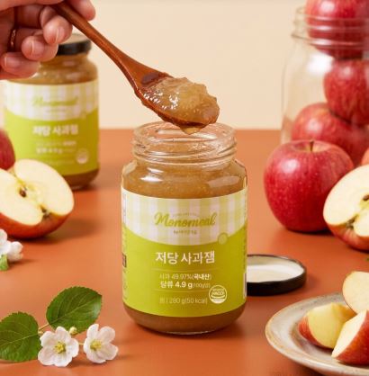 비타민마을 모노밀 저당잼 알룰로스 사과잼 280ml