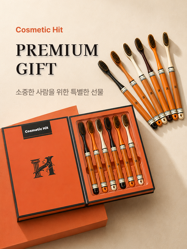 상품코드 : K662 코스메틱히트 칫솔 세트 6p (넓은 칫솔모) (카톤발주용)