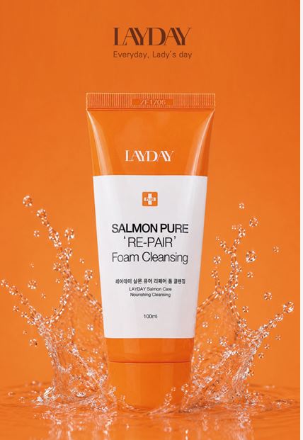 레이데이 살몬퓨어 리페어 폼클렌징 100ml