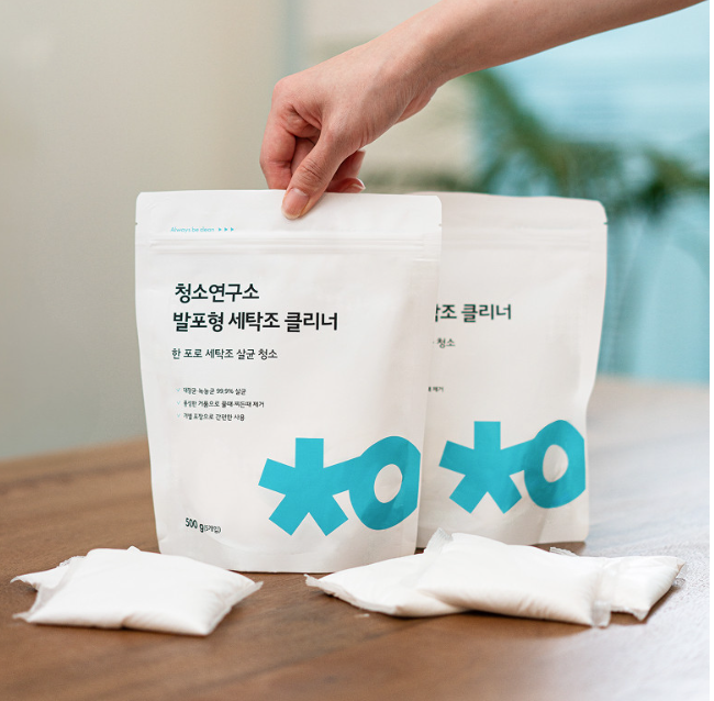 상품코드 : CSY005 청소연구소 발포형 세탁조 클리너 5개입(500g)