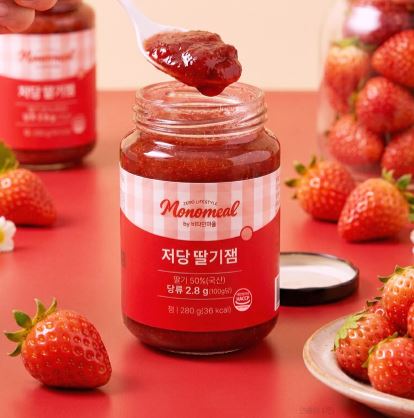 비타민마을 모노밀 저당잼 알룰로스 딸기잼 280g