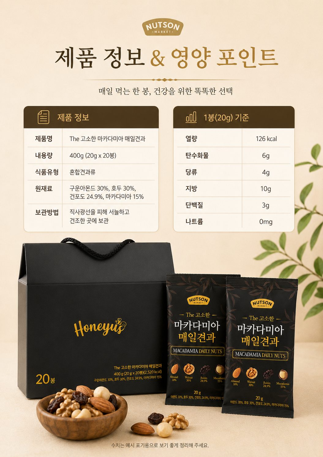 상품코드 : GLB092 더 고소한 마카다미아 매일견과