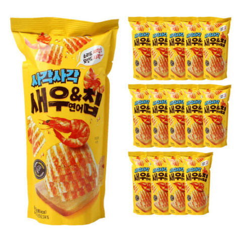상품코드 : GLB0121 사각사각 새우&연어칩 1봉 10개입