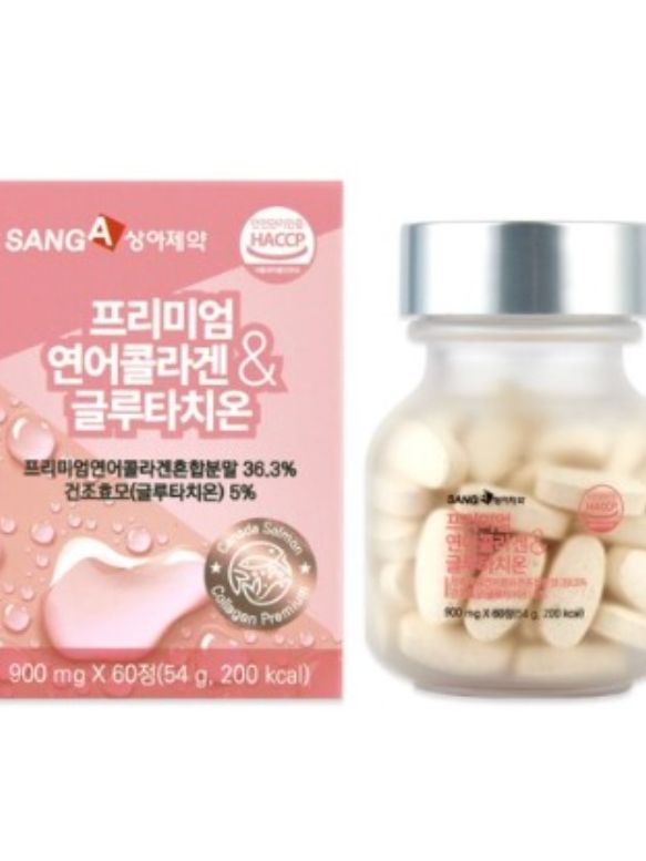 [상아제약] 프리미엄 연어콜라겐 & 글루타치온