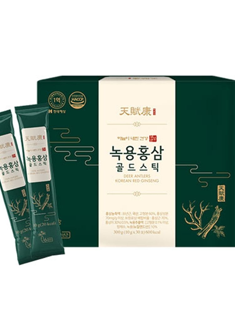 [천부강] 녹용홍삼 골드스틱 (10g x 30포)