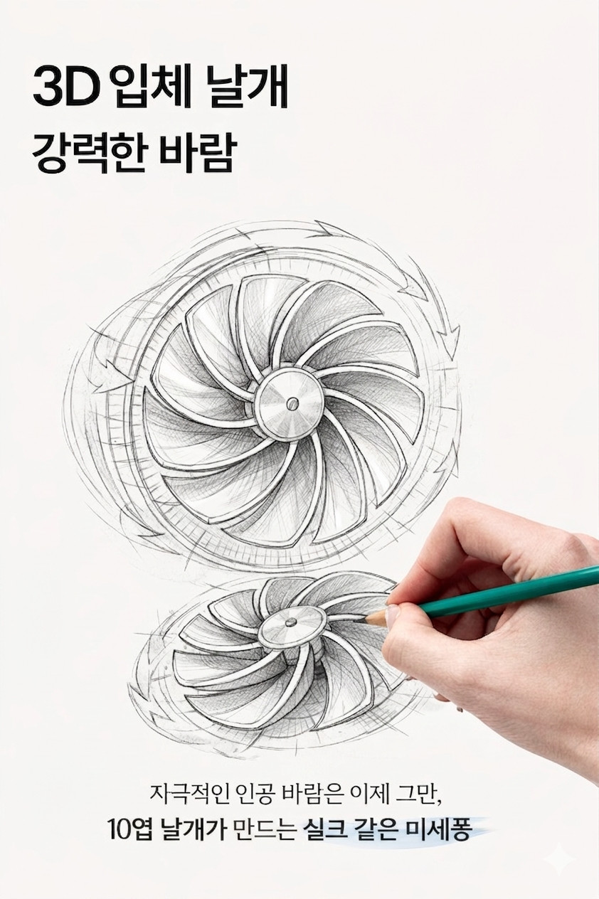 아쥬라 AZZURRA 써큘레이터형 저소음 리모컨 선풍기