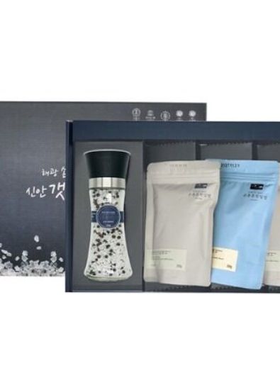[신안갯벌천일염] 천일염 통후추 혼합4종세트