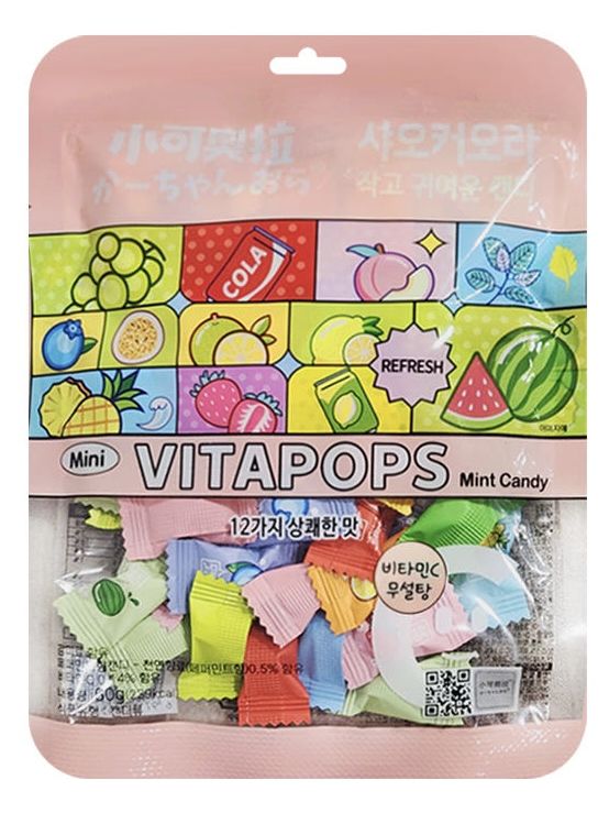 샤오커오라 비타팝스 캔디 60g (낱개발주용)