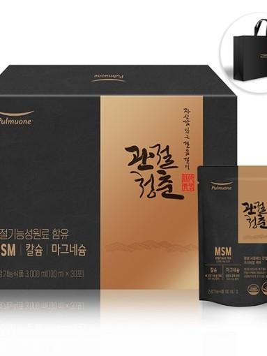 [풀무원] 관절청춘 1개월분 MSM 2,000mg 함유_건강기능식품 + 쇼핑백