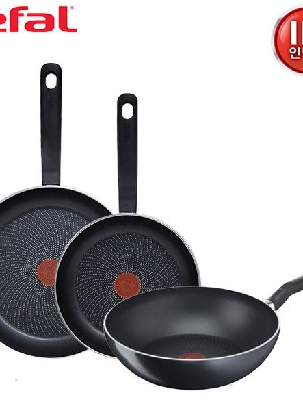 [테팔] 퍼펙트 쿠킹 다크 인덕션 프라이팬 24cm+28cm+멀티팬 28cm