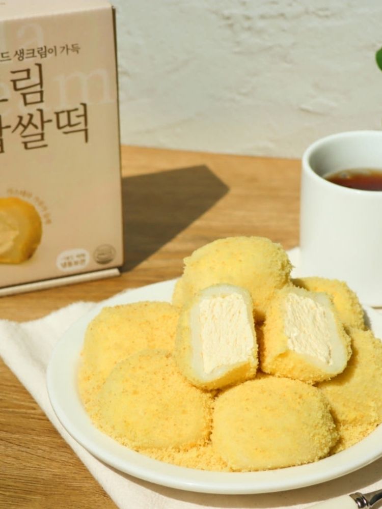 더바른 크림찹쌀떡 크림떡 1box (12개입)