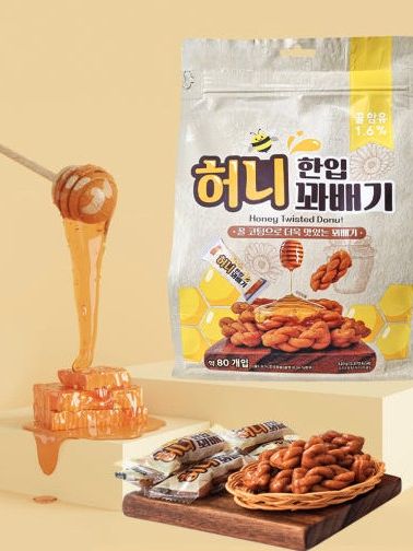 허니 한입 꽈배기 520g(80개입) (카톤발주용)