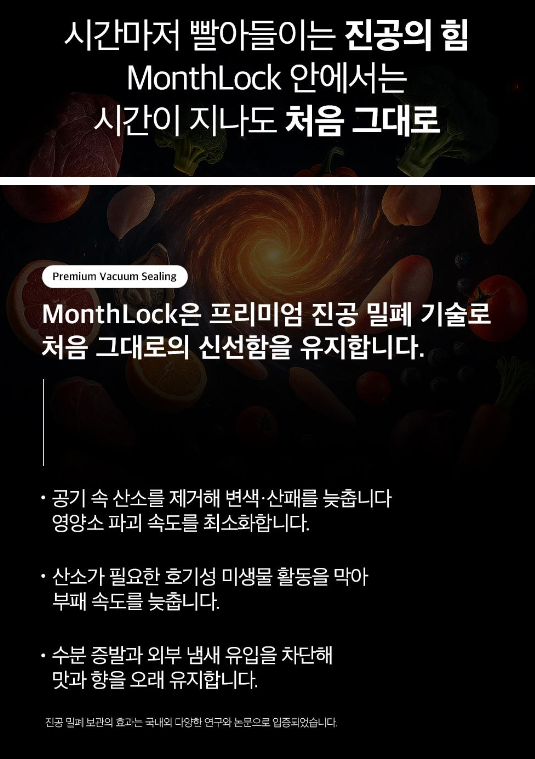 상품코드 : CNK010 최강밀폐력! 몬스락 진공밀폐용기 5종세트 (국산)