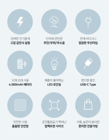 상품코드 : GLB074 제이니 무선모기 퇴치기
