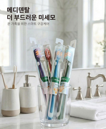 상품코드 : GLB062 메디덴탈 미세모 칫솔 12개입