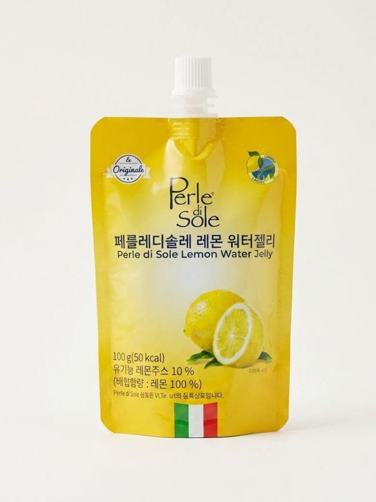 페를레디솔레 레몬 워터젤리 곤약젤리 100g