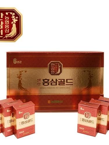 [농협 한삼인] 발효홍삼골드 20ml x 30포 + 쇼핑백