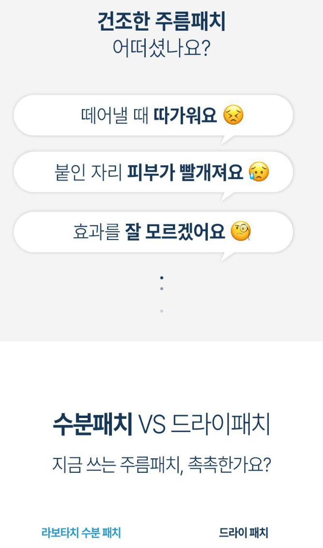 상품코드 : K0386 [라보타치] 미간 팔자 케어 패치 12매 (낱개발주용)