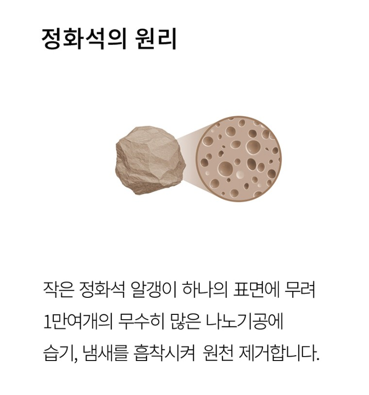 온다숲 반영구 숯10배 냉장고탈취제 300g