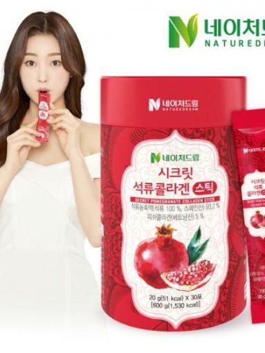 [네이처드림] 시크릿 석류콜라겐 젤리스틱 20g x 30포