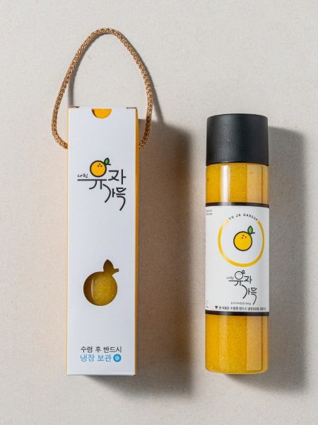 유자가득 갈아만든 유자청 600g (개별 상자포장)