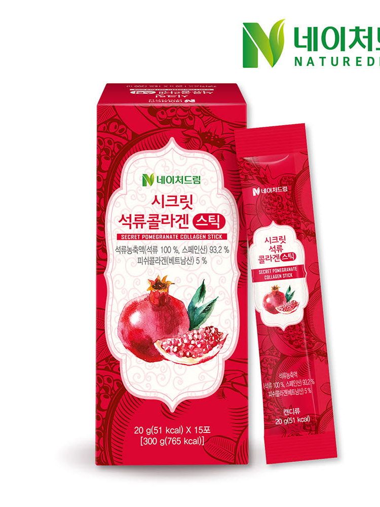 [네이처드림] 시크릿 석류콜라겐 젤리스틱 20g x 15포