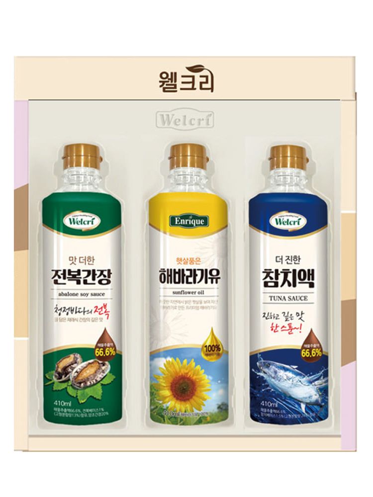 [웰크리] 프리미엄 3종 (410ml 3개)