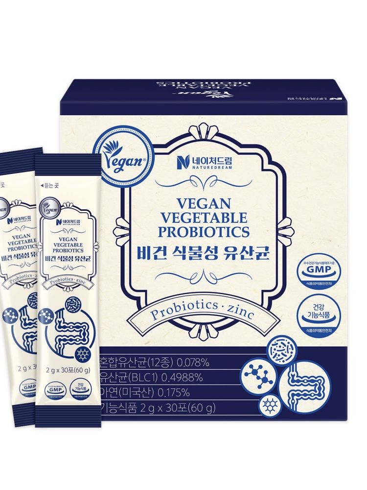 [네이처드림] 비건 식물성 유산균 (20g x 30포)