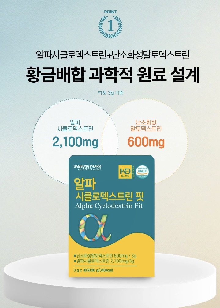 삼성제약 알파시클로덱스트린핏