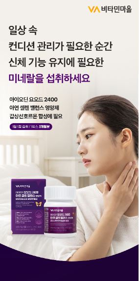 비타민마을 요오드 2400 아연 셀렌 밸런스 영양제 250mg X 90정(3개월분)