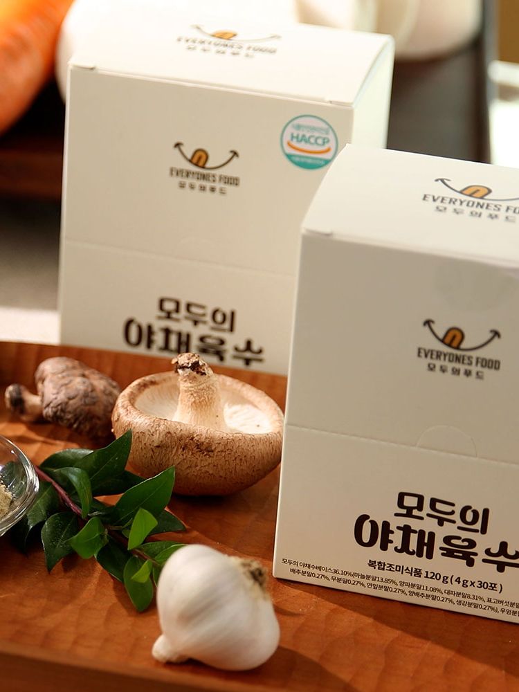 첨가물 제로 모두의 푸드 야채육수120g(4g 30포)